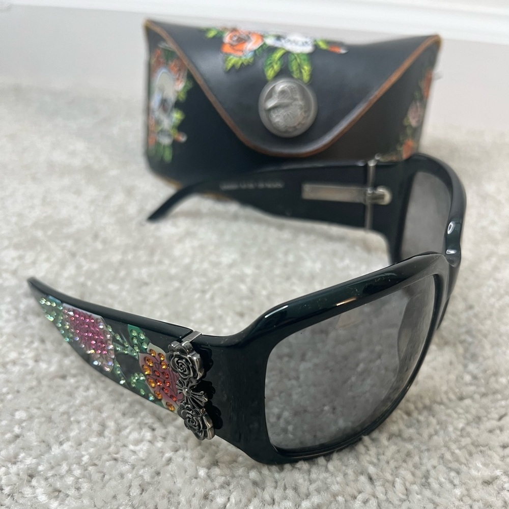 Vintage Y2K Ed Hardy Sunglasses